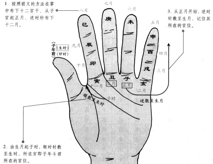 《紫微斗数》排流年星曜步骤