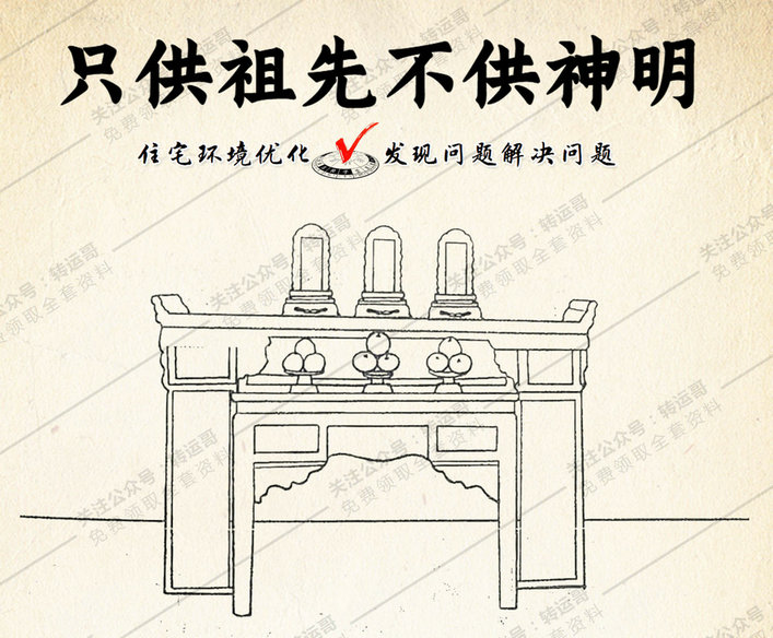 只供祖先不供神明